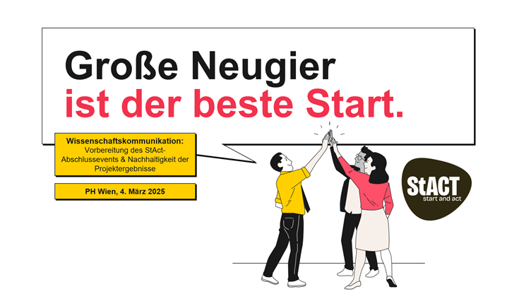 Wissenschaft braucht Kommunikation – StAct setzt Zeichen